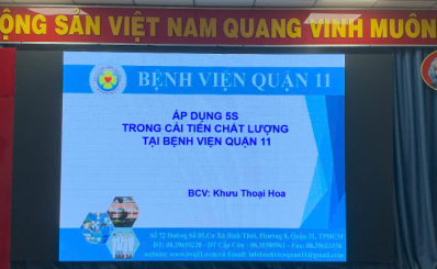 Tập huấn phương pháp 5S tại Bệnh viện Quận 11 năm 2025